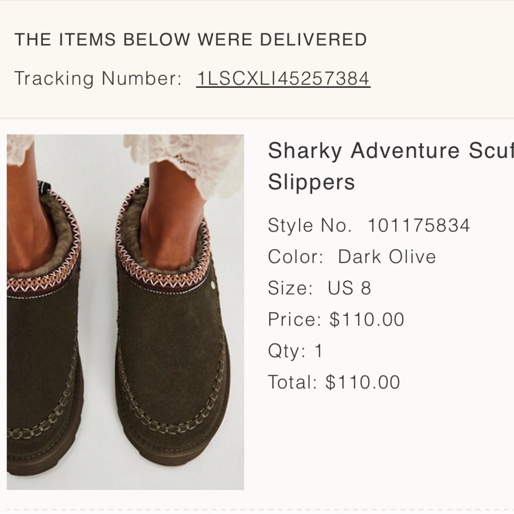 EMU Australia Olive Green Scuff Slippers (Free People)